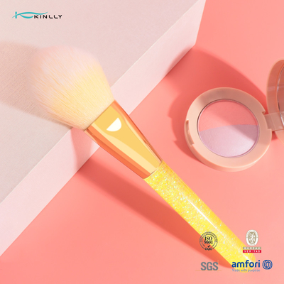 El sintético de Crystal Handle Makeup Brushes Premium eriza lápiz corrector del polvo