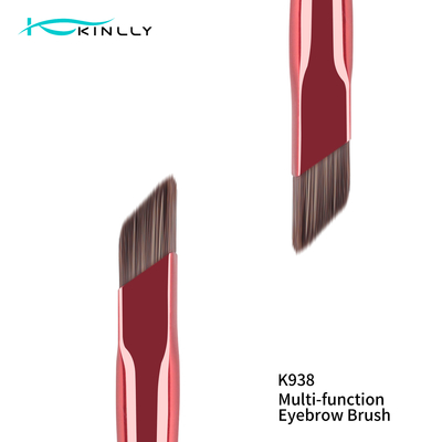 Cepillo ergonómico del lápiz corrector del contorno de la forma del cepillo anguloso funcional multi de la ceja