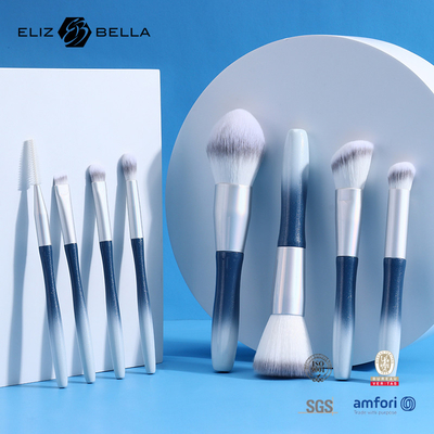 8pcs maquillaje profesional conjunto de cepillo para la base de polvo de color rojo Eyeshadow