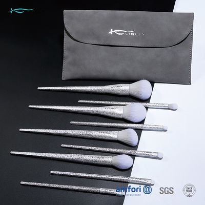 9pcs que platea el bolso lleno de Kit With Brushes With Brush del maquillaje 3D