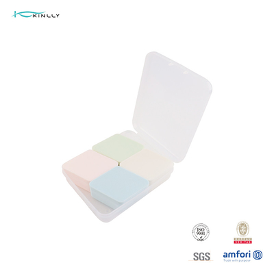 Microfibra colorida 4PCS del látex de la belleza del OEM de la esponja cosmética del maquillaje no