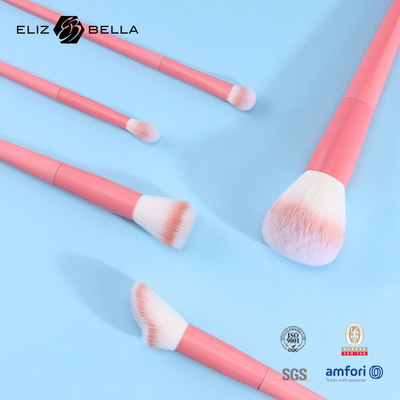 Brush de maquillaje personalizado con mango de plástico y ferrule de aluminio