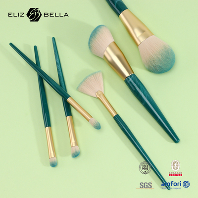6 pinceles de maquillaje esenciales sin rayas herramientas de maquillaje sintético de alta calidad