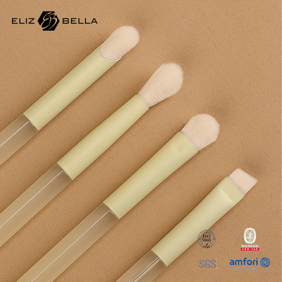 Mini Set de viaje portátil de mango corto Set de cepillo de maquillaje cosmético sostenible y de moda