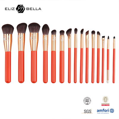 15pcs cepillos de maquillaje profesionales personalización set de cepillos de maquillaje cosmético
