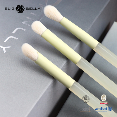 Personalización OEM Diseño de maquillaje cepillos de aluminio brillante Ferrule