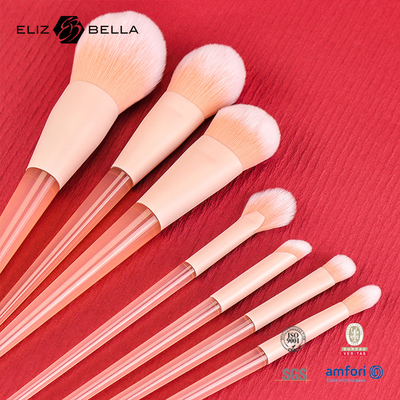 10pcs de maquillaje de viaje con pelo sintético, herramientas de maquillaje de belleza, blush, sombra de ojos.