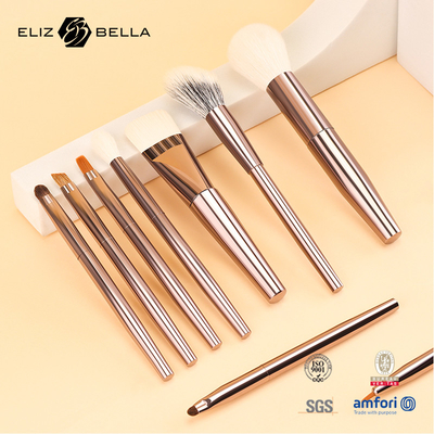 Cepillos de maquillaje esenciales Con un mango personalizado Cabello sintético Pedidos OEM bienvenidos