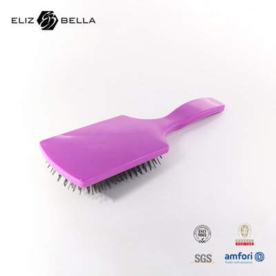 El logotipo personalizado con cepillo de ventilación con peine de masaje y diseño de onda curva para el hogar