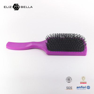 El logotipo personalizado con cepillo de ventilación con peine de masaje y diseño de onda curva para el hogar