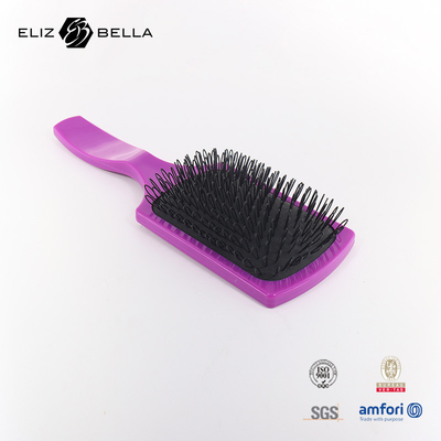 El logotipo personalizado con cepillo de ventilación con peine de masaje y diseño de onda curva para el hogar