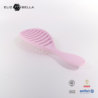 Brush de estilo de cabello de marca privada Peinado común Peinado personalizado de color suave Pincelas para la eliminación fácil de enredos
