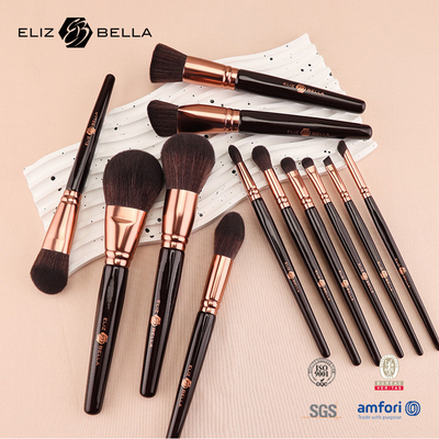 Conjunto de cepillos cosméticos personalizados para la aplicación BLUSHER por proveedores profesionales