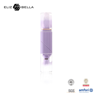 2 en 1 diseño pincel retráctil suave duradero responsable hecho 100% vegetariano de nylon pinceles de maquillaje para el cabello para el salón/hogar/regalo