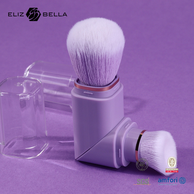 2 en 1 diseño pincel retráctil suave duradero responsable hecho 100% vegetariano de nylon pinceles de maquillaje para el cabello para el salón/hogar/regalo