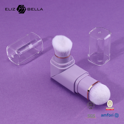 2 en 1 diseño pincel retráctil suave duradero responsable hecho 100% vegetariano de nylon pinceles de maquillaje para el cabello para el salón/hogar/regalo