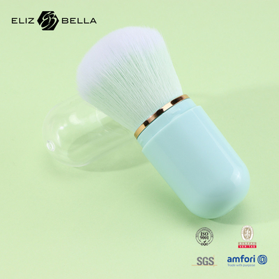 Maquillaje esencial para viajes Cepillos retráctiles Cepillo Kabuki Materiales más finos 15-18cm de longitud