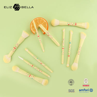 Juego de brochas de maquillaje de viaje con mango de metal, esencial para un maquillaje perfecto