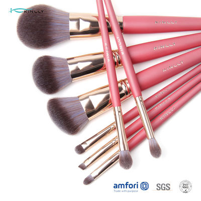 8pcs virola de aluminio Rose Gold Makeup Brush Set