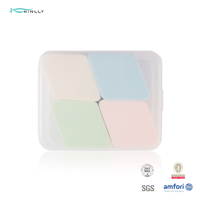 El látex facial de la esponja de la licuadora del maquillaje del polvo no hace espuma la crueldad 100% del vegano libre