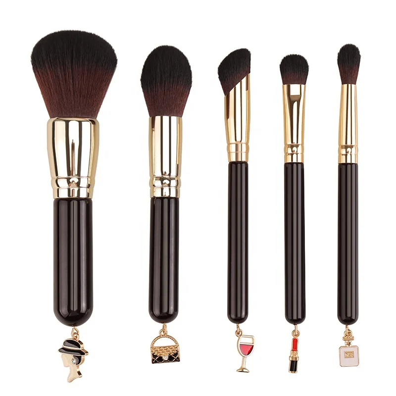 Maquillaje diario Cepilla de maquillaje cosmético con herramientas de maquillaje de cuidado de la belleza y material de cabello de poni