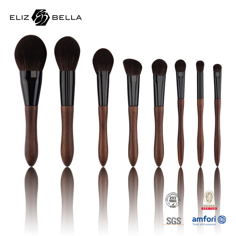 Conjunto de pincel de maquillaje cosmético de color no resbaladizo para aplicación de maquillaje sin esfuerzo